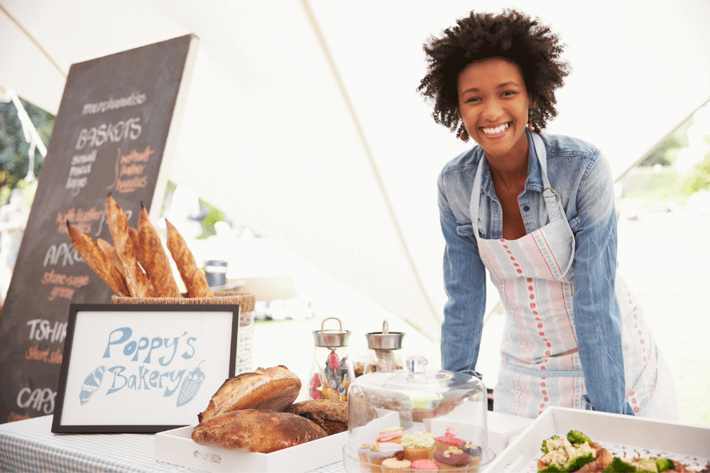 Black Woman Entrepreneur Farmers Market