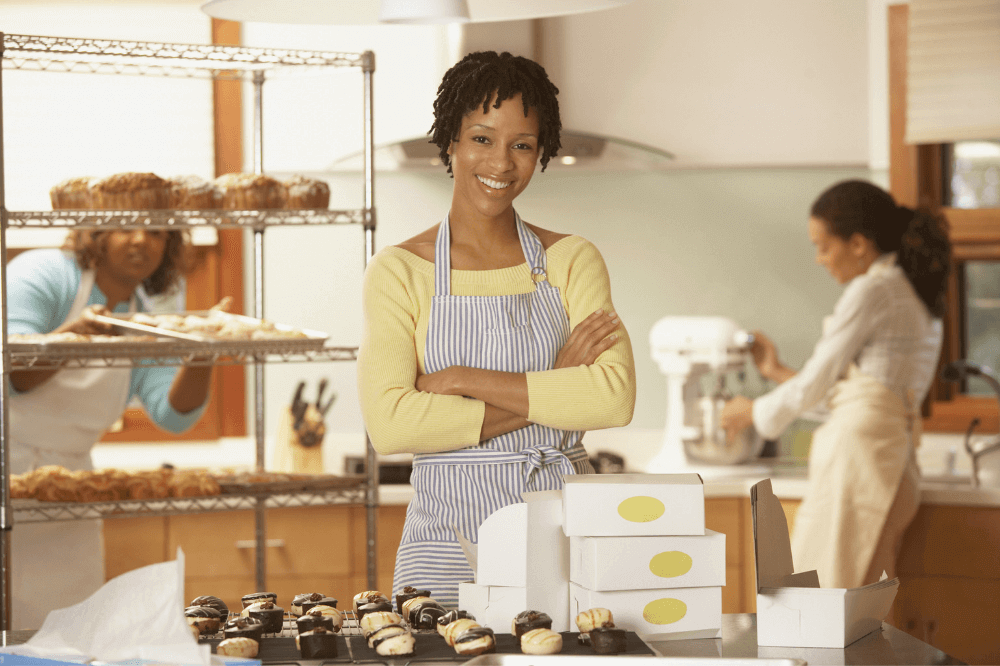 Black women in retail